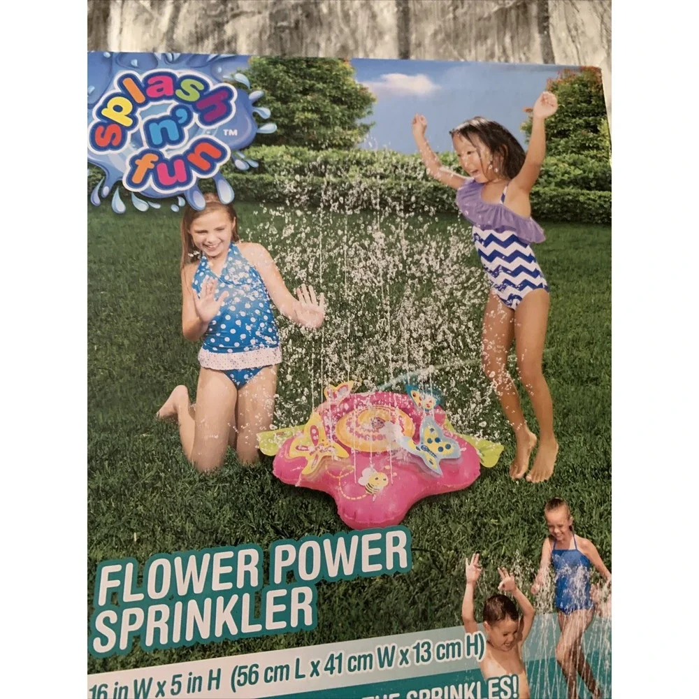 Flower Power Butterfly Yard‎ Sprinkler Summer Summertime Water Fun